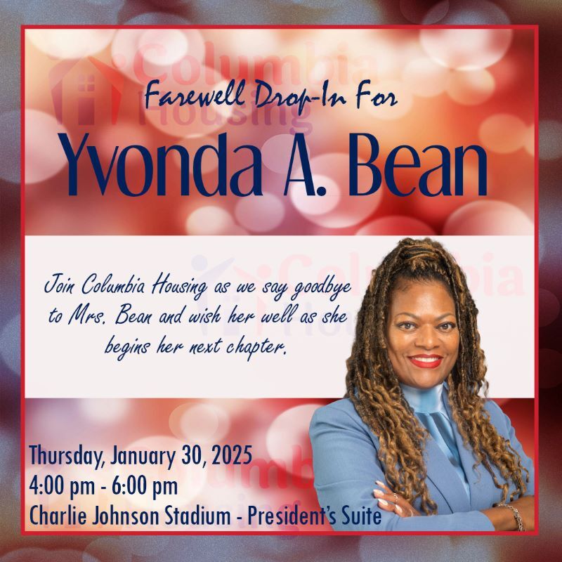 Farewell invite for Yvonda Bean Flyer, all information as listed below.